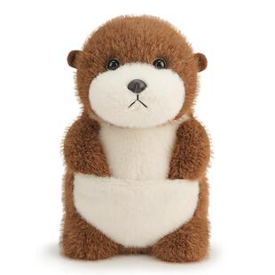 抱抱宝贝抱抱宝贝海獭公仔毛绒玩具软萌仿真水獭玩偶儿童睡觉