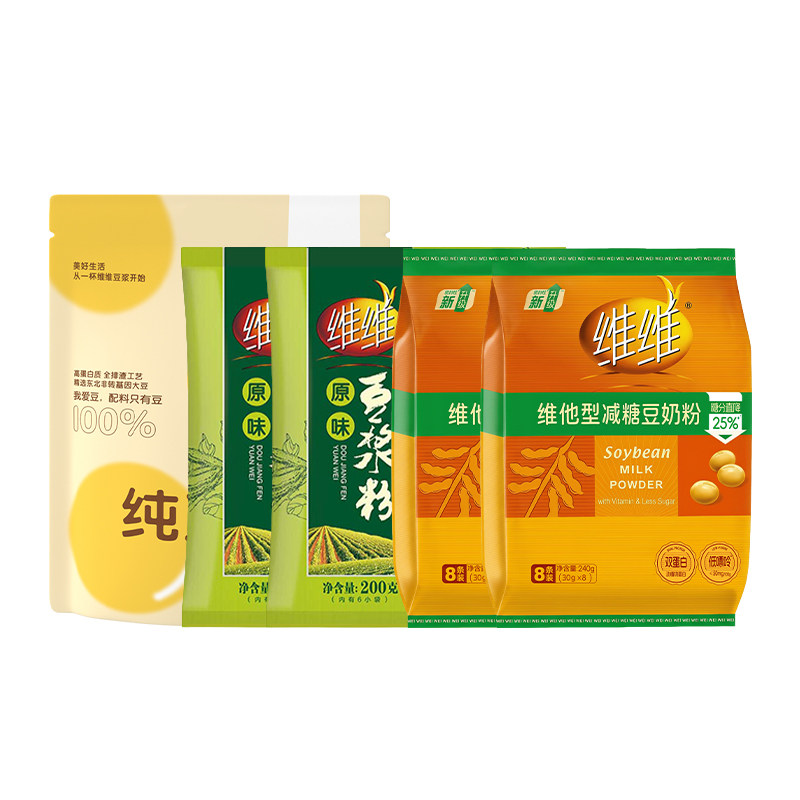 【总监价到送搅拌杯】维维减糖豆豆浆