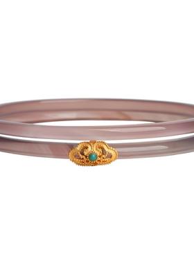 宫里上新天然玉髓叮当镯手镯