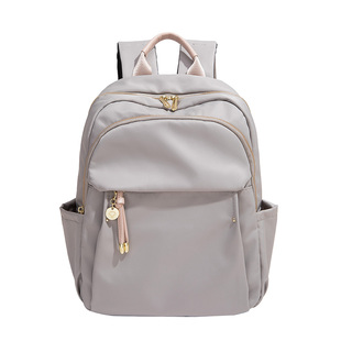 香港品牌双肩包女商务款大容量防水轻便牛津布背包通勤旅行电脑包