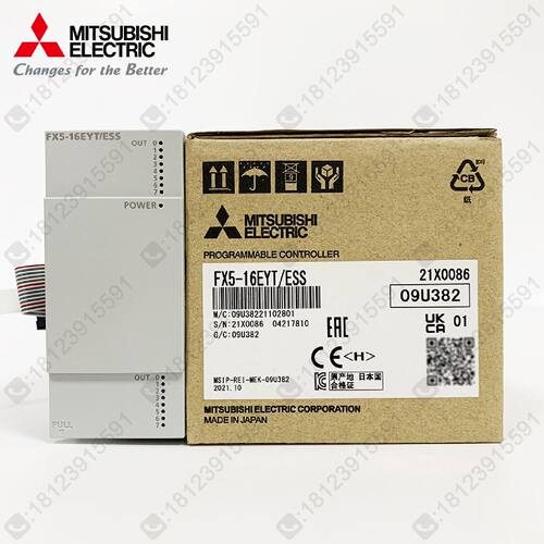 议价三菱PLC16点输出扩展模块 FX5-16EYT/ESS 源型 原装正品