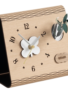 【该产品已降价】花瓶时钟摆件