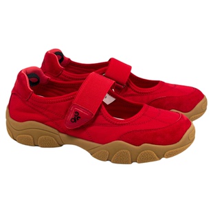 fed运动玛丽珍秋季新款女鞋红色休闲鞋厚底增高鞋女S0617-ZCD619