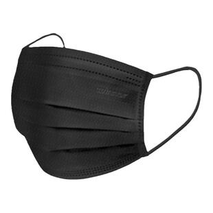 稳健医用外科口罩 成人黑色灭菌独立包装 三层防护一次性30只/盒