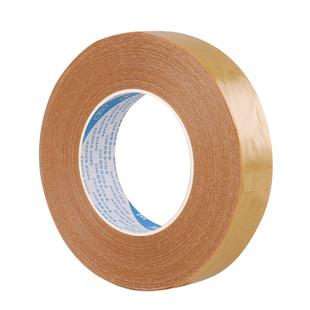 强力布基双面胶 高粘度无痕不留痕半透明网格地毯胶带固定墙面粘布纸贴地面车用地板皮革超强粘100宽双面胶带