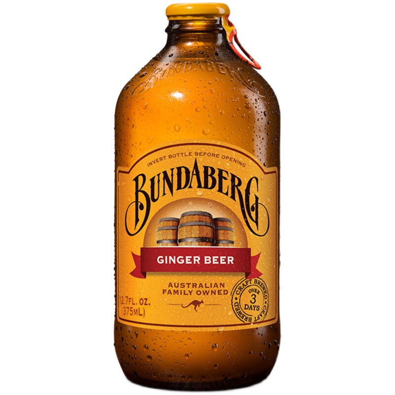 Bundaberg宾得宝澳洲进口姜汁汽水啤酒无酒精375ml*1气泡水饮料