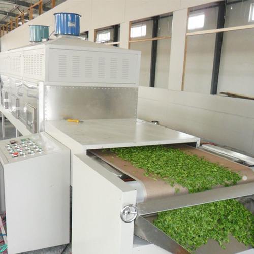 微波茶叶杀青提香机微波花草茶杀菌干燥机茶叶烘干一体机