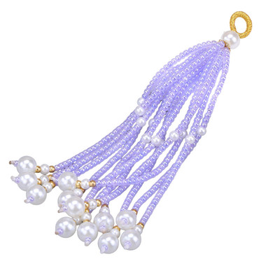 手工编织水晶石流苏珍珠饰品 diy古风手串包包压襟配件高质感吊坠