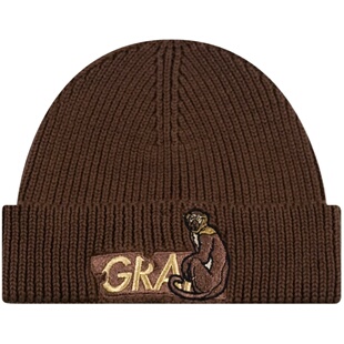 GRAF原创品牌侵蚀CLASSIC经典系列多色刺绣针织毛线瓜皮秋冬冷帽