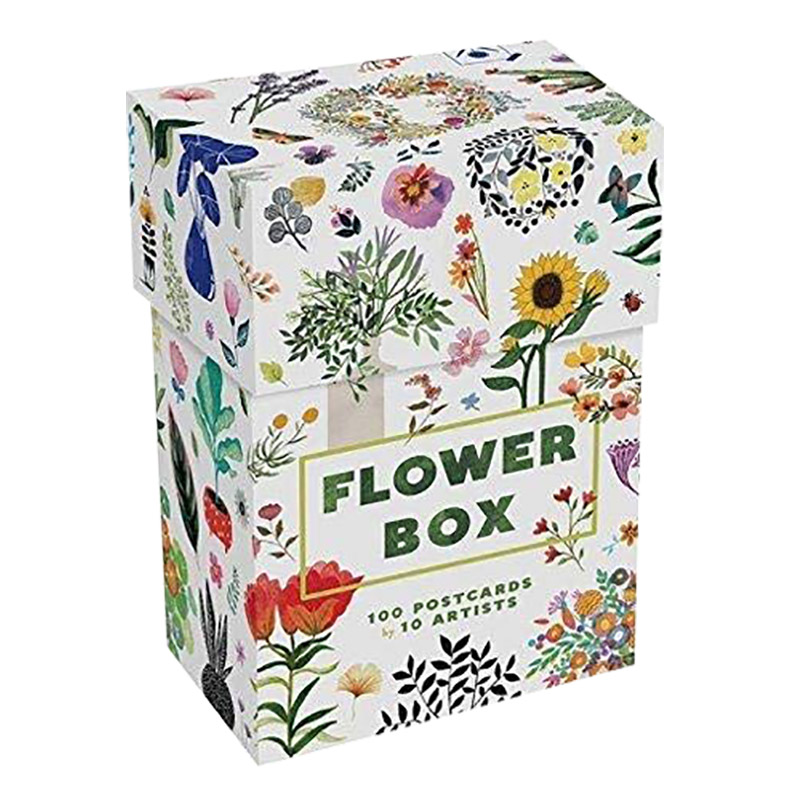 【预售】Flower Box 花盆:10位艺术家的100张明信片 英文原版创意产品