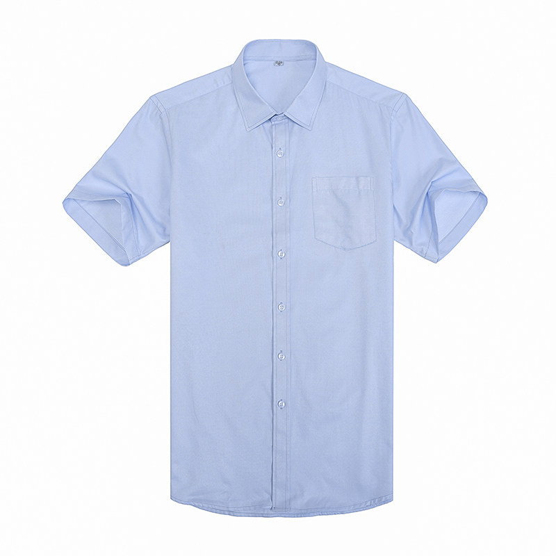 秋季行农工作服男长短袖衬衫裤子业农银行职业装蓝色衬衣行服工装