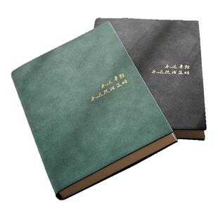 网格方格本a5笔记本本子像素画坐标手账本复古素描画画简约ins风日记本大学生加厚软皮面记事本定制可印LOGO