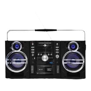 复古双卡磁带收录机一体机SD卡U盘CD蓝牙多功能收音机卡拉OK音响