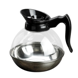 不锈钢咖啡壶钢底美式加热煮咖啡壶电磁炉保温炉盘配套可用茶壶