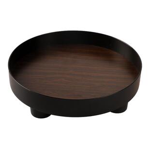 ins风木质托盘桌面化妆品收纳盒家用入户玄关钥匙香水香薰置物盘