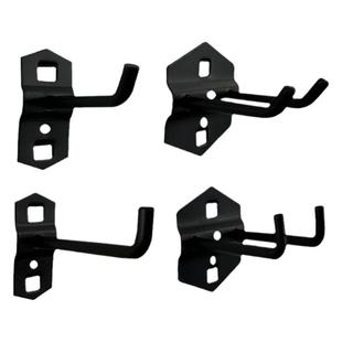 金属方孔洞洞板工具收纳架子工具墙壁挂冲孔板配件挂板挂钩黑色