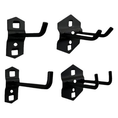 金属方孔洞洞板五金工具挂钩黑色