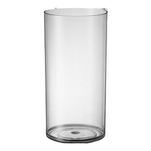 亚克力防摔花瓶摆件客厅插花透明水养富贵竹直筒轻奢高级感醒花桶