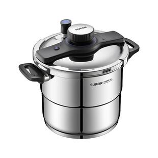 苏泊尔高压锅家用防爆不锈钢压力锅含蒸片官方旗舰店通用