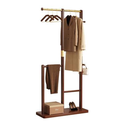 全实木落地家用挂衣架