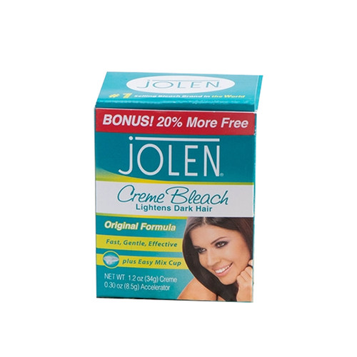 美国jolen漂眉膏女染眉膏漂胡剂眉毛染色温和膏褪色膏小胡子眉粉