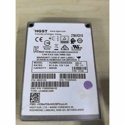 【议价-可维修】 日立Hitachi HUSMR3240ASS204 400G 全新/均有货