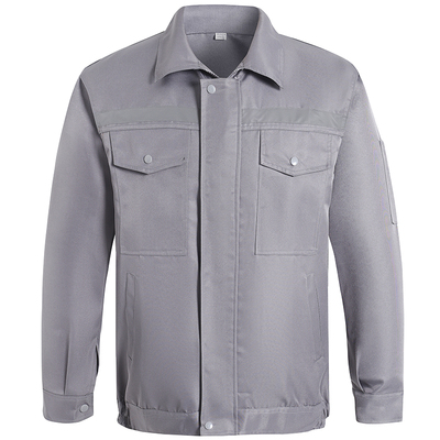 工作服套装男耐磨反光条劳保服