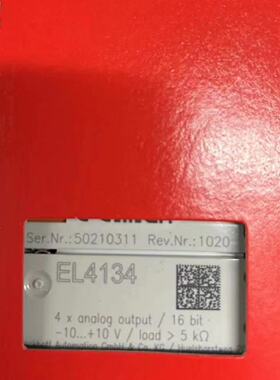 议价BECKHOFF全新德国PLC倍福模块EL4134 EL4104顺丰包邮 议价出