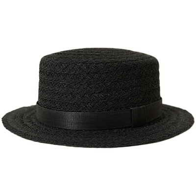 宽檐复古菲律宾麻可调节编织草帽