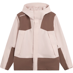 李宁户外CF溯丨万龙甲三合一冲锋衣男女同款冬季新款防风外套风衣