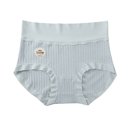 高腰纯棉A类三角裤收肚子桑蚕丝