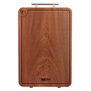 双枪100%整木乌檀菜板抗菌防霉家用实木案板厨房食品级砧板切菜板