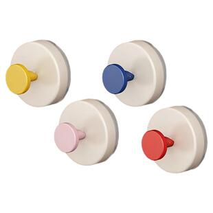 吸盘玄关多巴胺挂钩强力承重粘胶免打孔入户放钥匙神器帽子置物钩