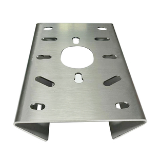 304不锈钢海康球机抱箍支架监控快球抱立柱杆水泥杆加厚强抱箍座