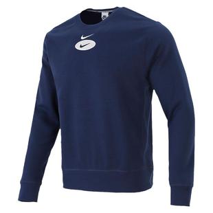 耐克卫衣女2025春季新款中国红加绒保暖上衣运动套头衫FZ4271-657