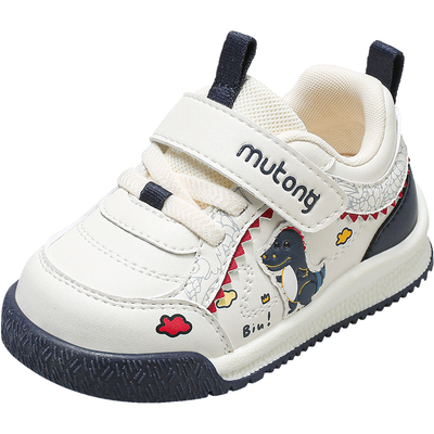 牧童软底卡通加绒学步鞋