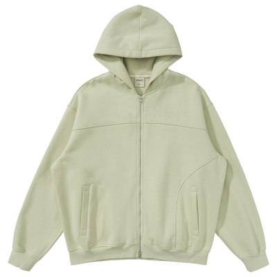 抓绒保暖挺阔BF中性风连帽衫外套