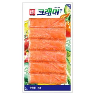 可莱美韩国进口蟹味棒手撕140火锅即食脂肪低蟹柳蟹足棒火锅食材