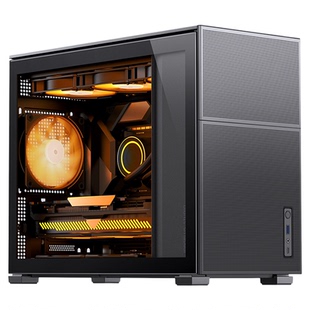 乔思伯D31松果D41玻璃侧透MESH网孔MATX/ATX桌面360水冷电脑机箱