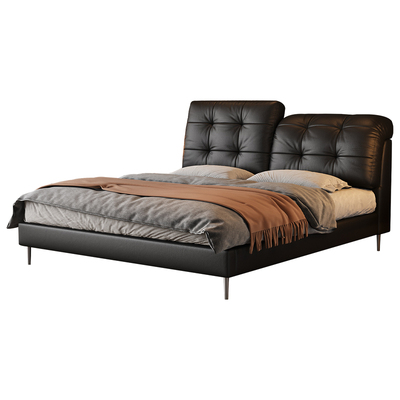 法莎蒂澜柔高脚主卧真皮床