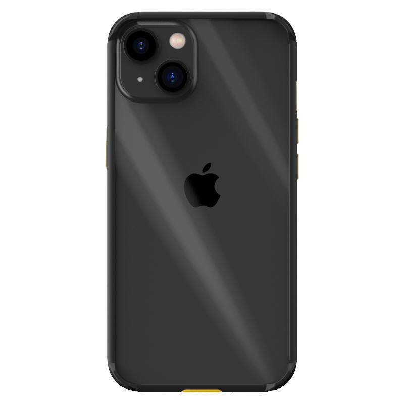适用于iPhone14简约纯色大黄蜂全包边框手机套保护壳防摔防刮潮牌