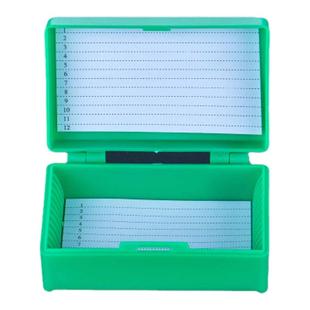 Labshark显微镜载玻片收纳盒病理切片塑料标本储存盒实验室存放板