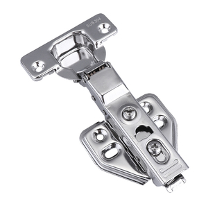 304不锈钢加厚型高档弹簧铰链中弯大弯直弯合衣柜橱柜木门专用