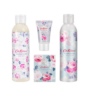 Cath Kidston野玫瑰礼品身体乳浴盐沐浴露护手霜伴手礼盒礼物袋