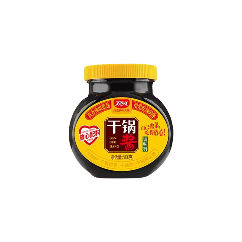 丁点儿干锅酱香锅酱500g调料底料瓶装麻辣香锅酱辣椒酱旗舰店家用
