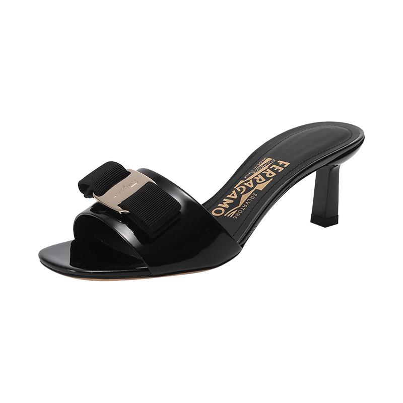 FERRAGAMO高跟穆勒鞋拖鞋凉鞋