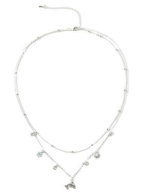 畹町春季梦幻海洋双层项链高级感轻奢小众送女友礼物