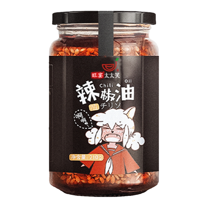 旺宴太太笑瓶装辣椒酱