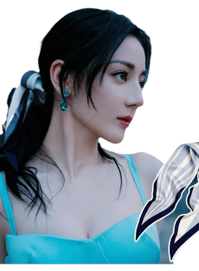 韩系女发带丝巾热巴同款