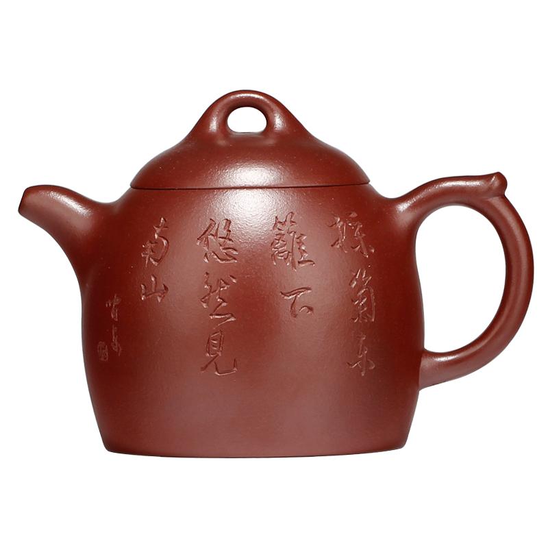名壶秋月秦权全手工宜兴紫砂壶